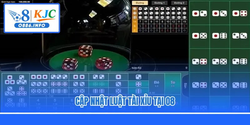 Cập nhật luật Tài Xỉu tại O8