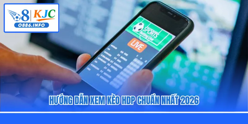 Hướng dẫn xem kèo HDP chuẩn nhất 2026