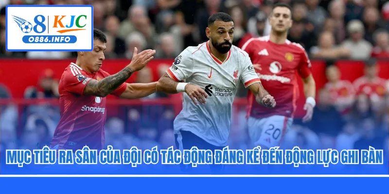 Mục tiêu ra sân của đội có tác động đáng kể đến động lực ghi bàn