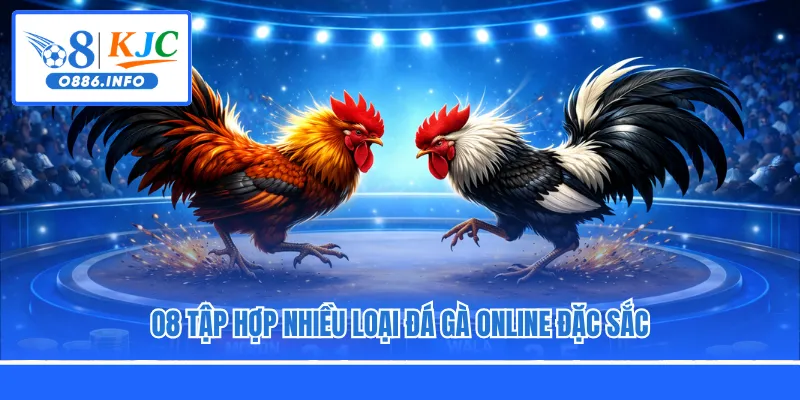 O8 tập hợp nhiều loại đá gà online đặc sắc